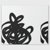 Scribble Wrapping paper Cadeaupapier (Vlak)