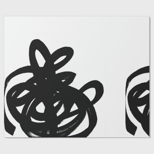 Scribble Wrapping paper Cadeaupapier (Vlak)