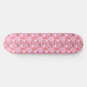 Scribbled Love Hearts Skateboard (Horz)
