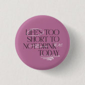 Scribbled Wine Mood – Pinback Button (Voorkant)