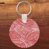 Scribbleprint Initiaal Sleutelhanger (Achterkant)