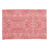 Scribbleprint Red Kussensloop (Voorkant-Rechts)