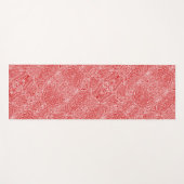 Scribbleprint Red Yogamat (Voorkant (horizontaal))