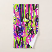 Scribbles en couleurs (Serviette à main)