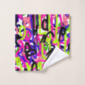 Scribbles en couleurs (Gant de toilette)