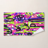 Scribbles en couleurs (Serviette à main)