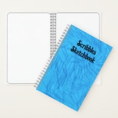 Scribbles Sketchbook Light Blue Notitieboek (Binnen)