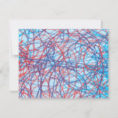 SCRIBBLES sur NOTEPAPER Bat Bat mitzvah Carte de r (Dos)