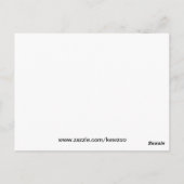 Scribby Cat 21 Briefkaart (Achterkant)