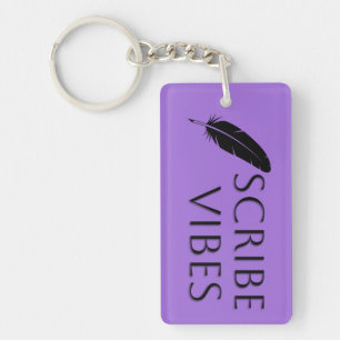 Scribe Vibes Auteur Schrijver Dichter  Sleutelhanger