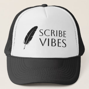 Scribe Vibes Auteur Schrijver Dichter Trucker Pet