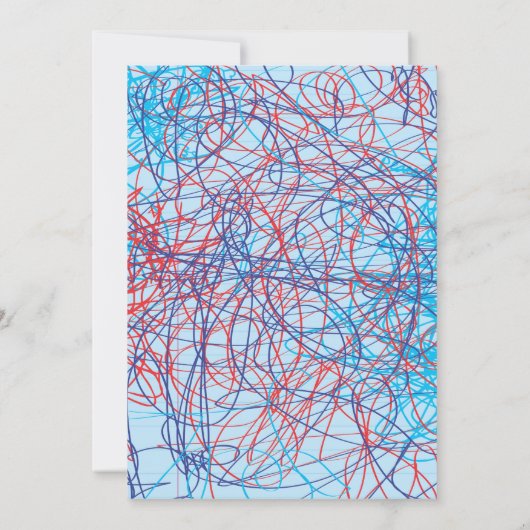 SCRIBLES sur NOTEPAPER Bat Bat mitzvah Invitation (Dos)