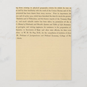 Scribner's statistische atlas briefkaart