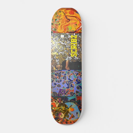 SCRIBZ AKATEBOARDS SKATEBOARD (Voorkant)