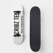 SCRIBZ TEK OFFICIËLE SKATEBOARD #1 (Voorkant)