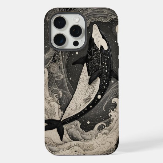 Scrimshaw Breach Baleine coque iphone (Verso)