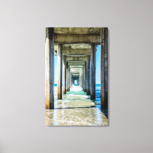 Scripps Pier La Jolla Canvas Afdruk