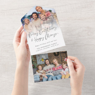 Script 2 photo Destinataire Adresse Carte de Noël