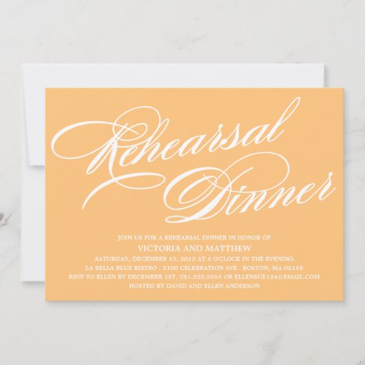 SCRIPT 2 | REHEARSAL DINNER INVITE KAART (Voorkant)