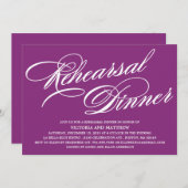 SCRIPT 2 | REHEARSAL DINNER INVITE KAART (Voorkant / Achterkant)