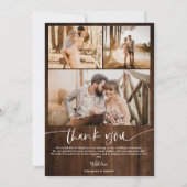 Script 5 photos mariage bois rustique merci (Dos)