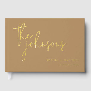 Script Aangepaste Namen Wedding Folie Gastboek Gastenboek