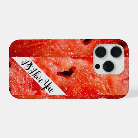 Script Abstrait Monogramme Lui PS Je t'aime (Verso Horizontal)