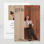 Script Afstudeerfoto Afstudeerbericht Kaart (Voorkant / Achterkant)