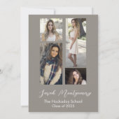 Script Afstudeerkaart 5 Foto's Kaart (Achterkant)