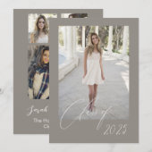 Script Afstudeerkaart 5 Foto's Kaart (Voorkant / Achterkant)