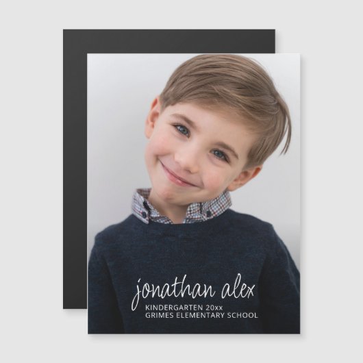 Script Afstuderen foto bekendmaking magnetische Ka (Voorkant / Achterkant)