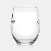 Script Afstuderen Pet gepersonaliseerde klasse van Wijnglas Zonder Voet (Links)