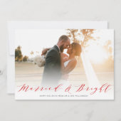 script amusant fête vacances mariage faire-part (Devant)