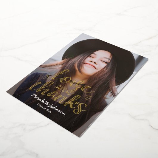 Script amusant Véritable Carte de remerciements de (Rotation)