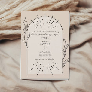 Script Arche d'art en ligne Desert Tan Faire-part 