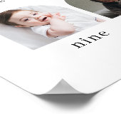 Script Arches 1e jaar Fotocollage Foam Board Poster (Hoek)