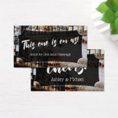 Script avec photo de bar, billets de boisson pour (Bureau)