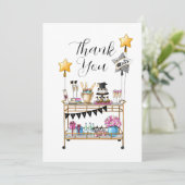 Script Bar Cart-Afstuderen Bedankkaart (Staand voorkant)