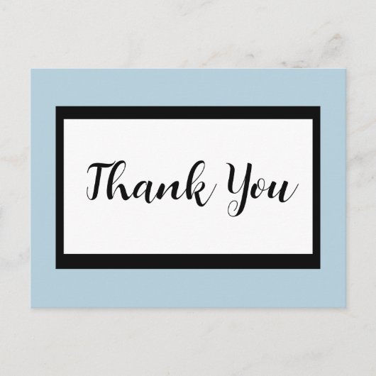Script Bedankkaart Briefkaart (Voorkant)