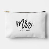 Script belettering "Mrs. achternaam" Etui (Voorkant)