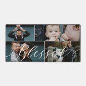 Script béni | Happy Fête des pères 4 Photo Collage (Recto)