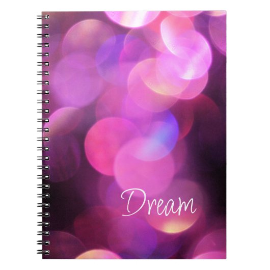 Script blanc "Dream", Journal des étincelles viole (Devant)