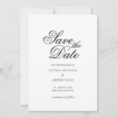 Script Blanc Minimal Musulman Enregistrer La Carte (Devant)