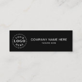Script blanc QR sur la conception de carte d'appel (Dos)