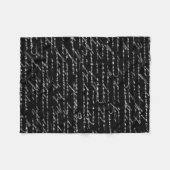 Script Blanket Fleece Deken (Voorkant (Horizontaal))