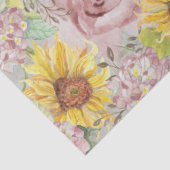 Script Bloemenhortensia's Waterverf salie Tissuepapier (Detail)