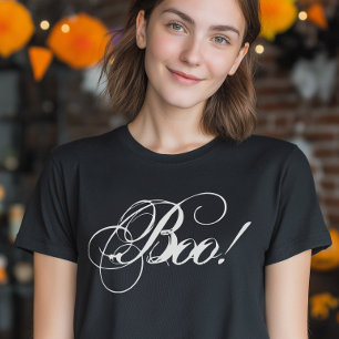 Script Boo Halloween T-shirt