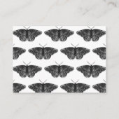 Script Book Request w/Sparkly Black Butterflies Informatiekaartje (Achterkant)