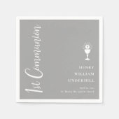 Script Boys 1st Communion Servet (Voorkant)