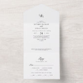 script bruiloft all in one uitnodiging (Binnen)